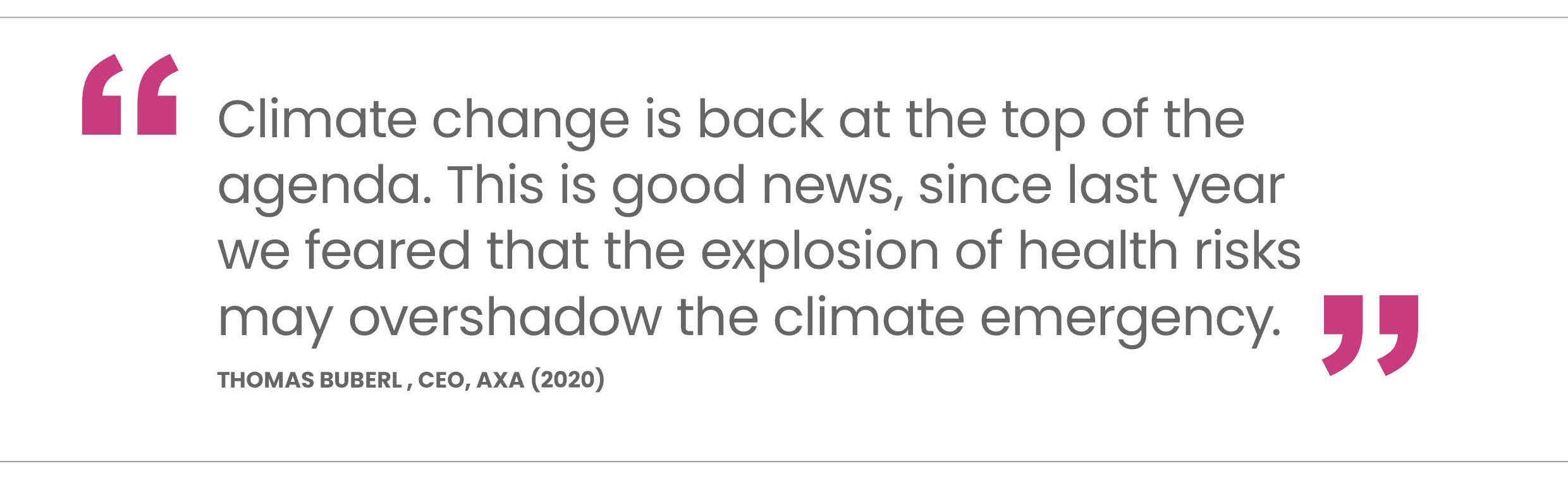 Article quote climate change